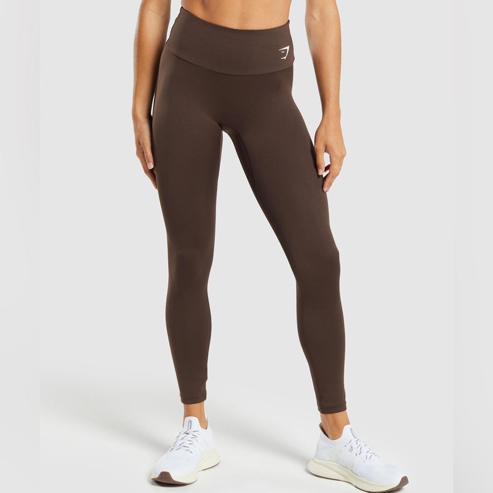 Gymshark Brown 7/8 Length Leggings